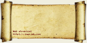 Mileva Brzaković vizit kartica